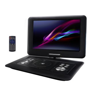 14.1 Inch Portable DVD Player with Swivel TFT-LCD Screen