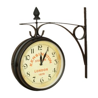 Kensington Station Double Side Clock Large