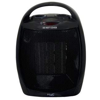 Vie Air 1500W Portable Black Ceramic Heater