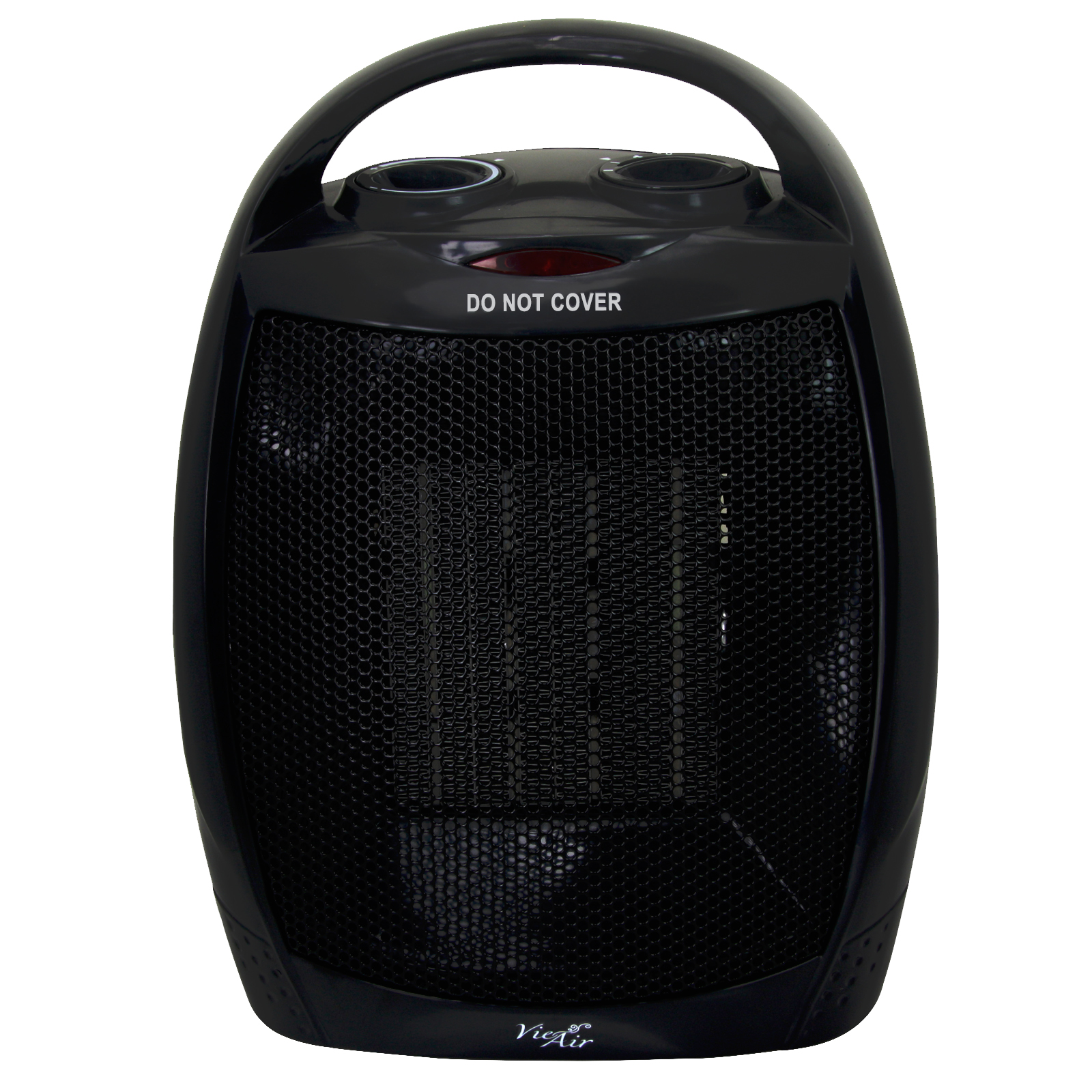Vie Air 1500W Portable Black Ceramic Heater